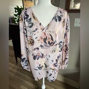 Tribal floral top